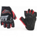 Перчатки мотоциклетные без пальцев L, чёрно-красные тип 2 RS SPURTT