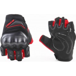 Перчатки мотоциклетные без пальцев M, чёрно-красные тип 2 RS SPURTT
