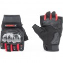 Перчатки мотоциклетные без пальцев L, чёрно-красные тип 1 RS SPURTT