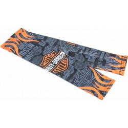 Рукава солнцезащитные S (41-48см), чёрные с рисунком "Harley-Davidson" (TZ-7751) Китай