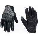 Перчатки мотоциклетные L, чёрные (сенсорный палец) (RS13) RS SPURTT