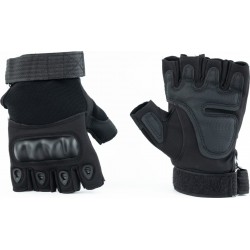 Перчатки тактические без пальцев XL, чёрные Китай