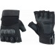 Перчатки тактические без пальцев XXL, чёрные Китай