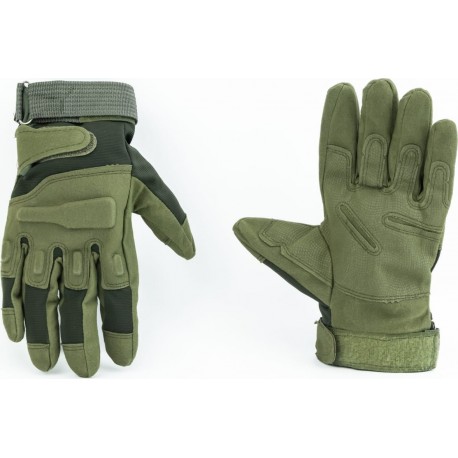Перчатки тактические XL, тёмно-зелёные HellStorm