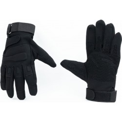 Перчатки тактические XL, чёрные HellStorm