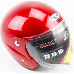 Шлем открытый АТ-666, красный (возможны дефекты покраски) PICKS