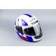 Шлем интеграл HF-101 M, бело-синий KUROSAWA