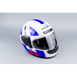 Шлем интеграл HF-101 M, бело-синий KUROSAWA