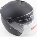 Шлем открытый+очки 707 S, чёрный матовый F-2