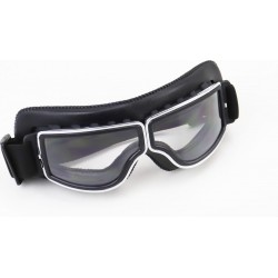 Очки "РЕТРО", чёрные (прозрачное стекло), MT-031 Китай