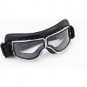 Очки "РЕТРО", чёрные (прозрачное стекло), MT-031 Китай