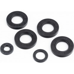 Сальники к-кт 6шт (20x40x8/ 30x45x7/ 40x70x12-4шт) редуктора 101-2, чёрные Китай