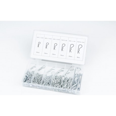Набор шплинтов пружинных  6 видов, 150шт Китай