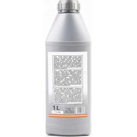 Масло 4T 10W-30 минеральное универсальное "4 TAKT AGRO", 1L AUTOLIVE