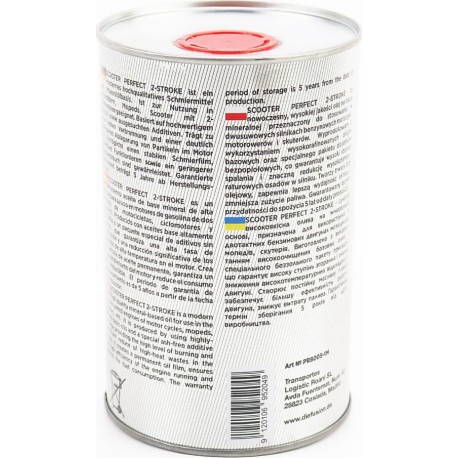 Масло 2T минеральное для мототехники "SCOOTER PERFEKT", 1L ProFUSION