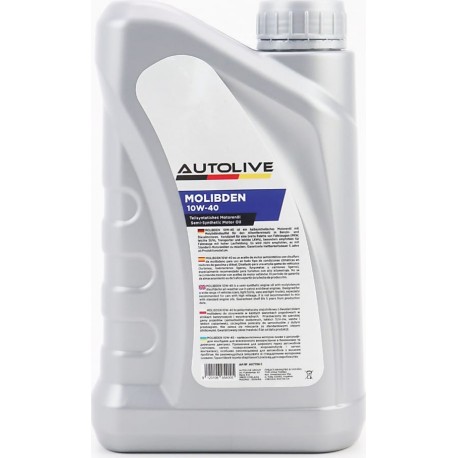 Масло 4T 10W-40 полусинтетическое универсальное "MOLIBDEN", 1L AUTOLIVE