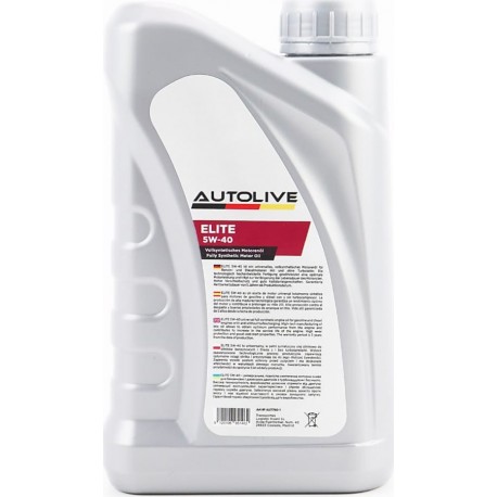 Масло 4T 5W-40 синтетическое универсальное "ELIT", 1L AUTOLIVE