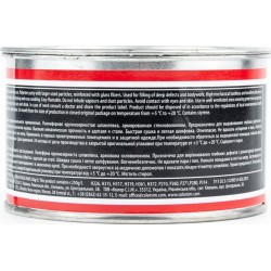 Шпаклёвка со стекловолокном зелёная "GLASS", 250g CS SYSTEM