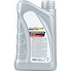 Масло минеральное компрессорное "Compressor Oil ISO 100", 1L AUTOLIVE