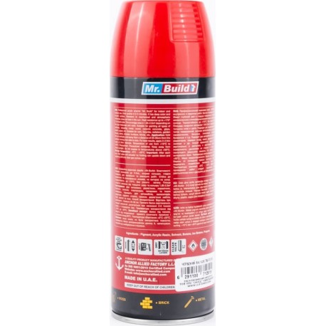 Краска красная акриловая, аэрозоль 400ml Mr.Build