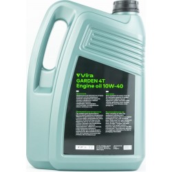 Масло 4T 10W-40 полусинтетическое для садовой техники, генераторов "GARDEN A3/B3 CE/SG", 4,5L Vira