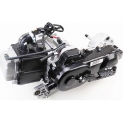 Двигатель скутерный в сборе 4Т-80куб +карбюратор, коммутатор, катушка зажигания,   Mototech