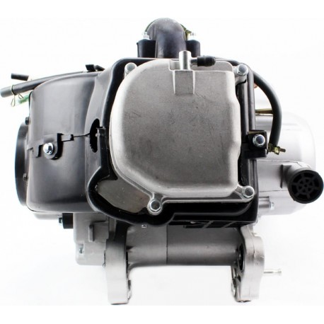 Двигун скутерний у зборі 4Т-80куб (довгий варіатор, довгий вал)+карбюратор, комутатор, котушка запалювання, фільтр повітряний Vi