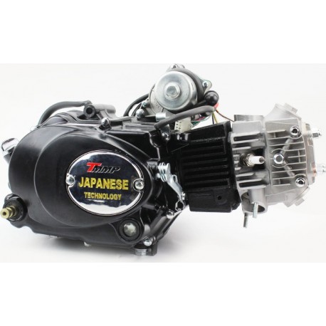 Двигатель мопедный в сборе 125куб (Active)-"механика", чёрный TMMP