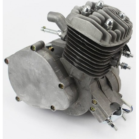 Двигатель велосипедный 2Т с ручным стартером, серый Китай