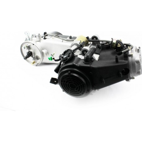 Двигатель скутерный в сборе 150куб (длинный вариатор, короткий вал) TMMP