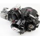 Двигатель для квадроцикла (мопедный) в сборе 125 куб-автомат (3 передачи+1 задняя), черный TMMP