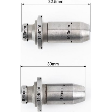 Втулка напрямні клапанів к-кт 2шт Китай