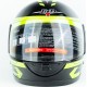 Шлем интеграл BLD-825A М (57-58см), чёрно-салатовый BLD