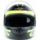 Шлем интеграл BLD-825A М (57-58см), чёрно-салатовый BLD