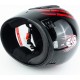 Шлем интеграл BLD-825A XS (53-54см), чёрно-красный "хищник" BLD
