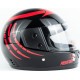 Шлем интеграл BLD-825A М (57-58см), чёрно-красный "хищник" BLD