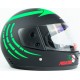 Шолом інтеграл BLD-825A XS (53-54см), чорно-зелений "хижак" мат BLD