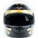Шлем интеграл BLD-825B S (55-56см), чёрно-золотистый BLD