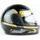 Шлем интеграл BLD-825B М (57-58см), чёрно-золотистый BLD