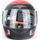 Шлем интеграл BLD-825A М (57-58см), чёрно-красный "хищник" мат BLD