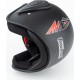 Шлем открытый HK-215, чёрный матовый с красно-серым рисунком  отличия рисунков) Toukui