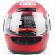 Шлем интеграл с воротом HK-221, красный мат HTK