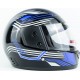 Шлем интеграл BLD-825A XS (53-54см), чёрно-синий BLD