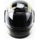 Шлем интеграл HF-101 S, чёрно-салатовый Q233-Y KUROSAWA