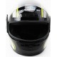Шлем интеграл HF-101 S, чёрно-салатовый Q233-Y KUROSAWA
