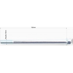 Ось колеса переднего Suzuki LET'S-I,II,III, D-10мм/ L-150мм Китай