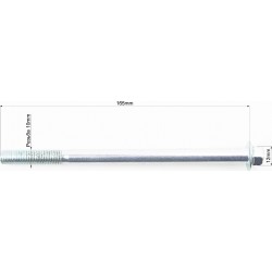 Вісь колеса переднього Honda DIO AF24/30/62, D-10мм/ L-165мм Китай