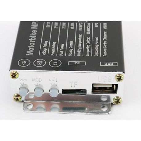 АУДИО-блок (МРЗ-USB/SD, FM-радио, пультДУ, сигнализация) тип 1 Китай