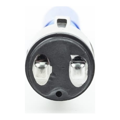 Лампа фары BA20D 12V 35/35W "super", синяя "свеча" тип 3 CYT