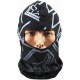 Подшлемник летний (балаклава) "FOX", чёрный (с рисунком) (YK-7709) Китай